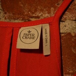 Anthropologie Tops - Anthropologie Paper Crane Coral Racerback Tank Top Anthropologie Tops - Anthropologie Paper Crane Coral Racerback Tank Top